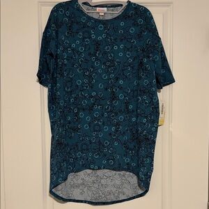 LuLaRoe Minnie Mouse Disney Blue Graphic Irma Tee